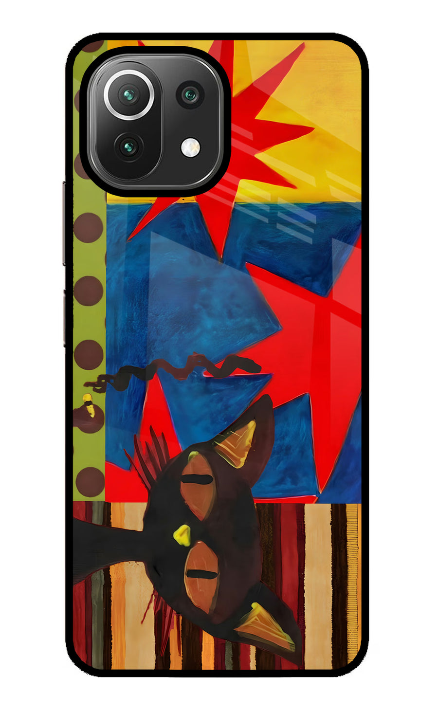 Pop Cat Mi 11 Lite NE 5G Back Cover, Glass case