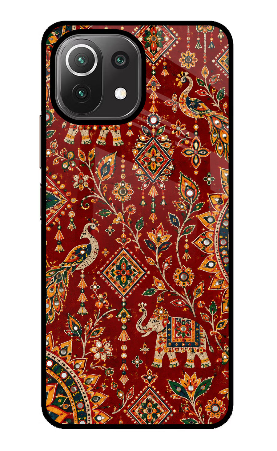 Laal Riwaaz Mi 11 Lite NE 5G Back Cover, Glass case