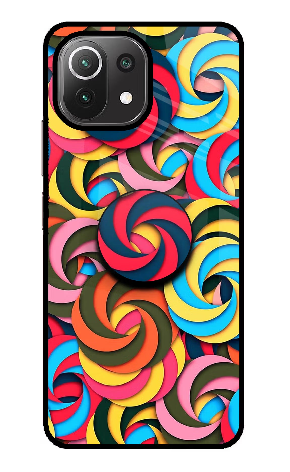 Spiral Pattern Mi 11 Lite NE 5G Pop Case by Casekaro