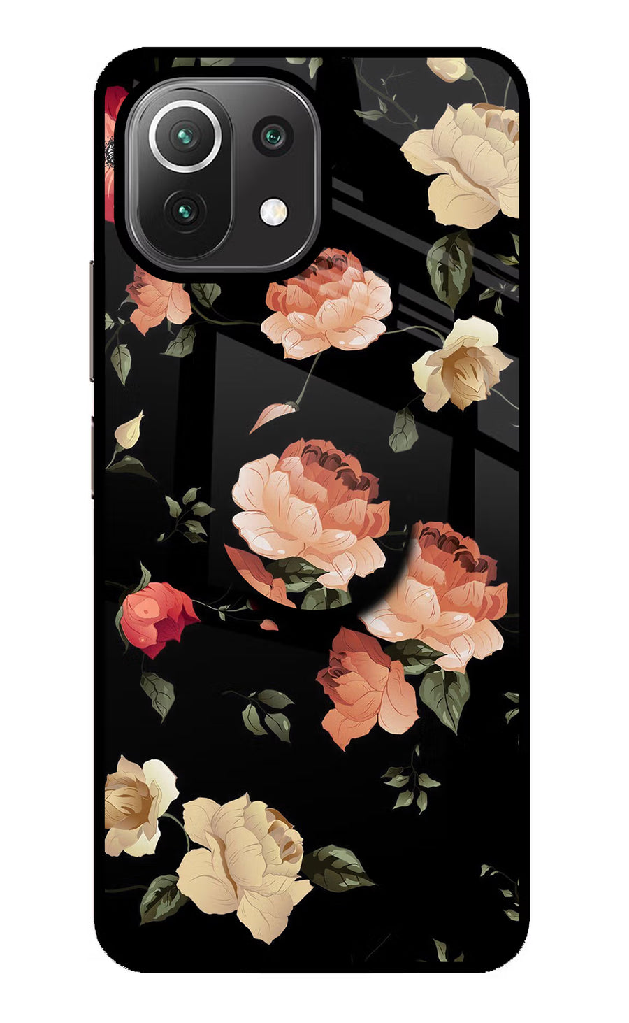 Flowers Mi 11 Lite NE 5G Pop Case, Glass case