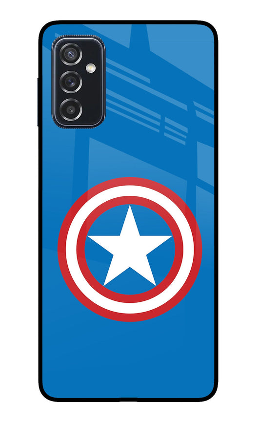 Captain America Logo Samsung M52 5G Glass Case