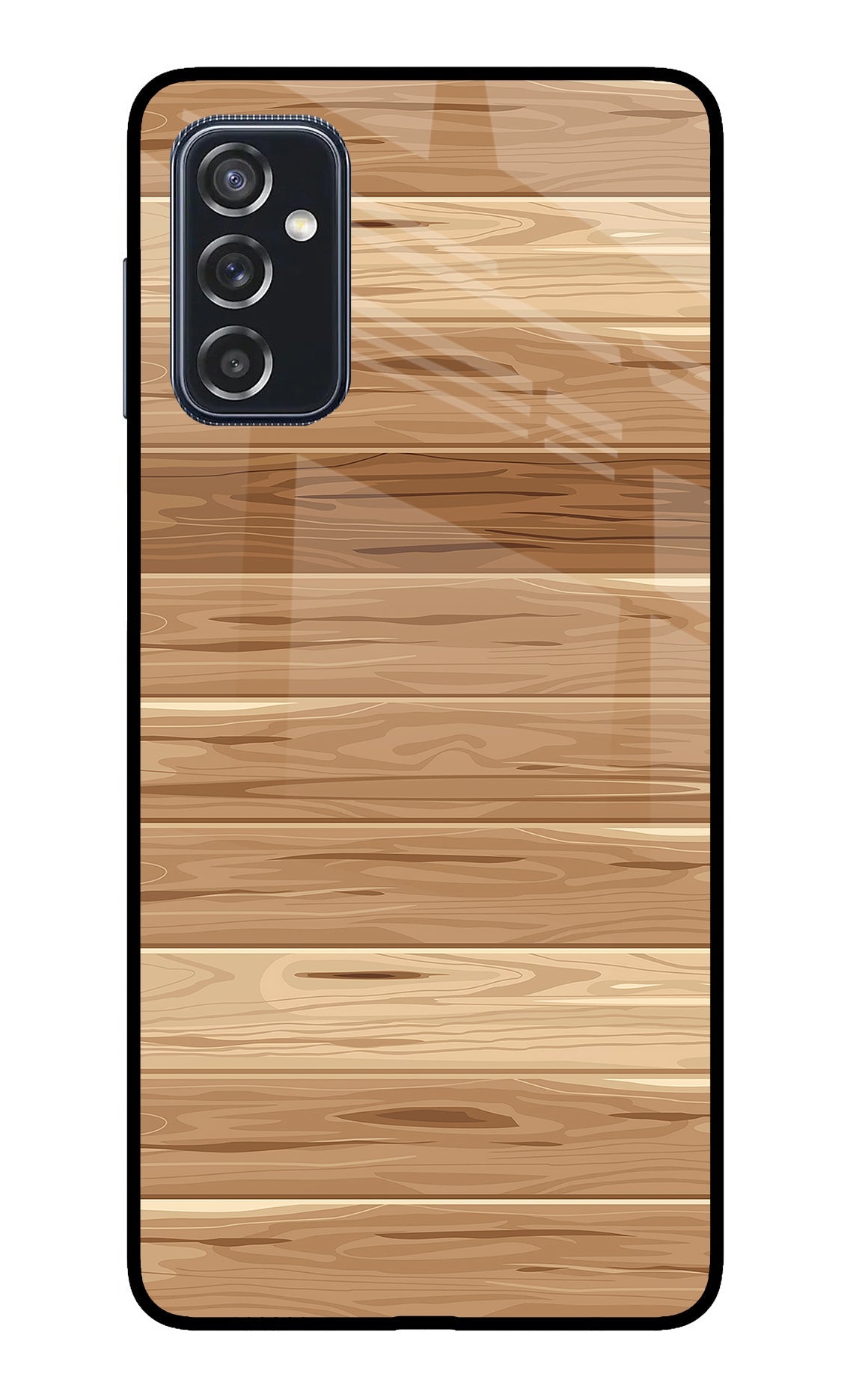 Wooden Vector Samsung M52 5G Glass Case