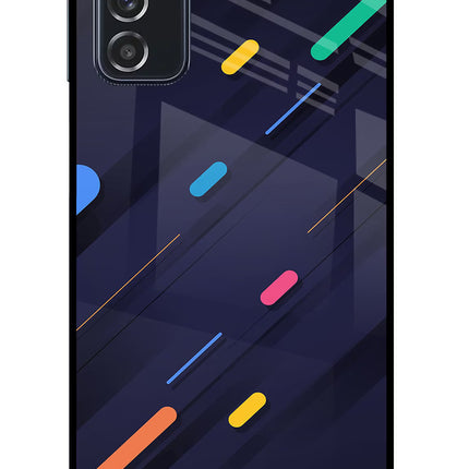 Abstract Design Samsung M52 5G Glass Case Back Cover by Casekaro