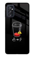 Coffee Samsung M52 5G Glass Case