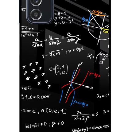 Mathematics Formula Samsung M52 5G Glass Case Back Cover by Casekaro