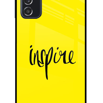 Inspire Samsung M52 5G Glass Case Back Cover by Casekaro
