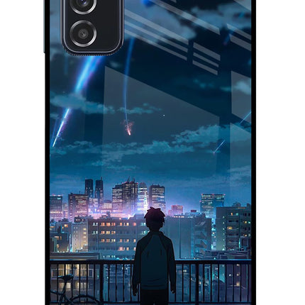 Anime Samsung M52 5G Glass Case Back Cover by Casekaro