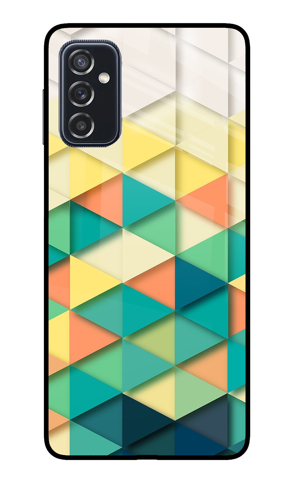 Abstract Samsung M52 5G Glass Case