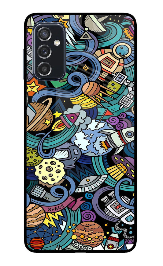 Space Abstract Samsung M52 5G Glass Case