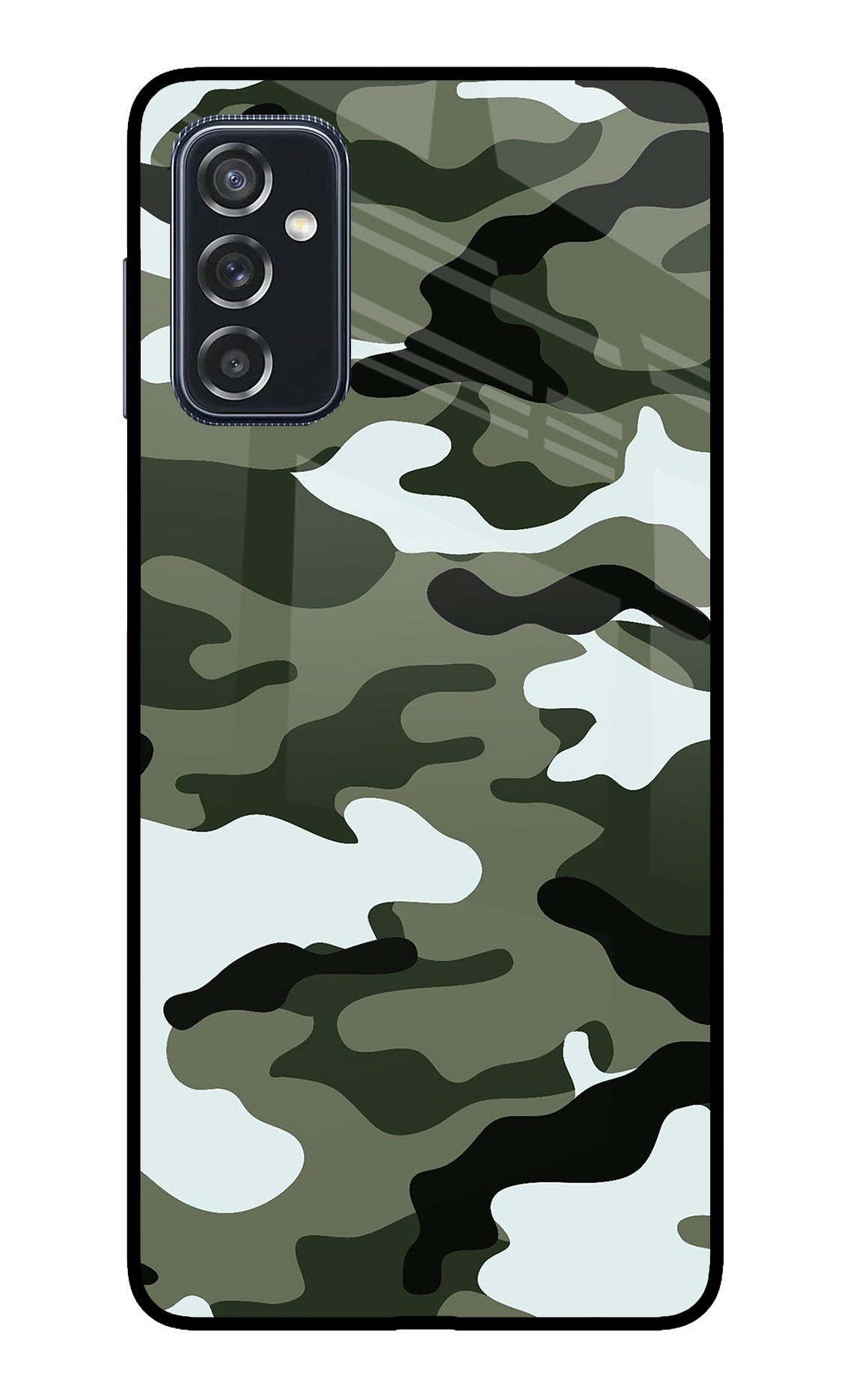 Camouflage Samsung M52 5G Back Cover