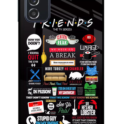 FRIENDS Samsung M52 5G Glass Case Back Cover by Casekaro