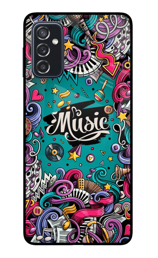 Music Graffiti Samsung M52 5G Glass Case