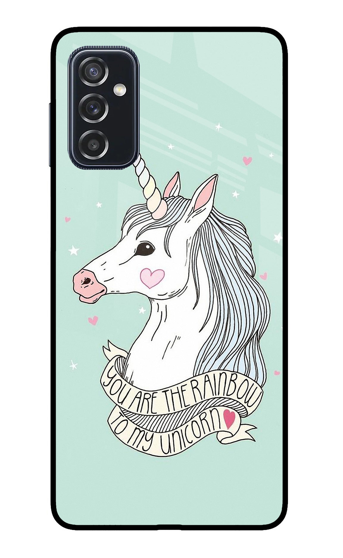 Unicorn Wallpaper Samsung M52 5G Glass Case
