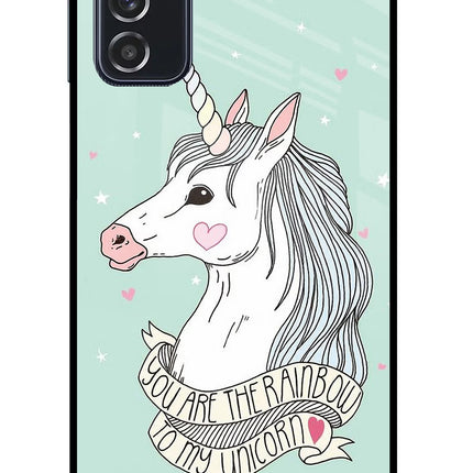 Unicorn Wallpaper Samsung M52 5G Glass Case Back Cover by Casekaro