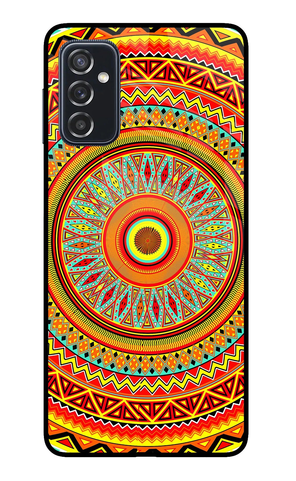 Mandala Pattern Samsung M52 5G Glass Case