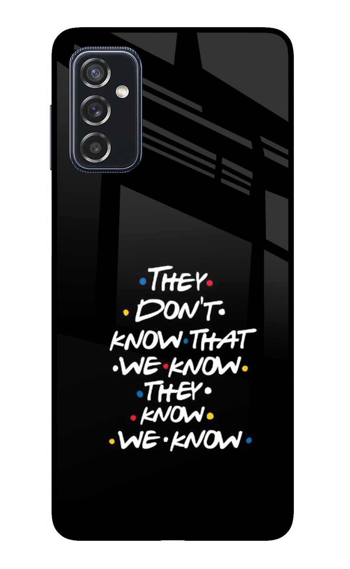 FRIENDS Dialogue Samsung M52 5G Back Cover