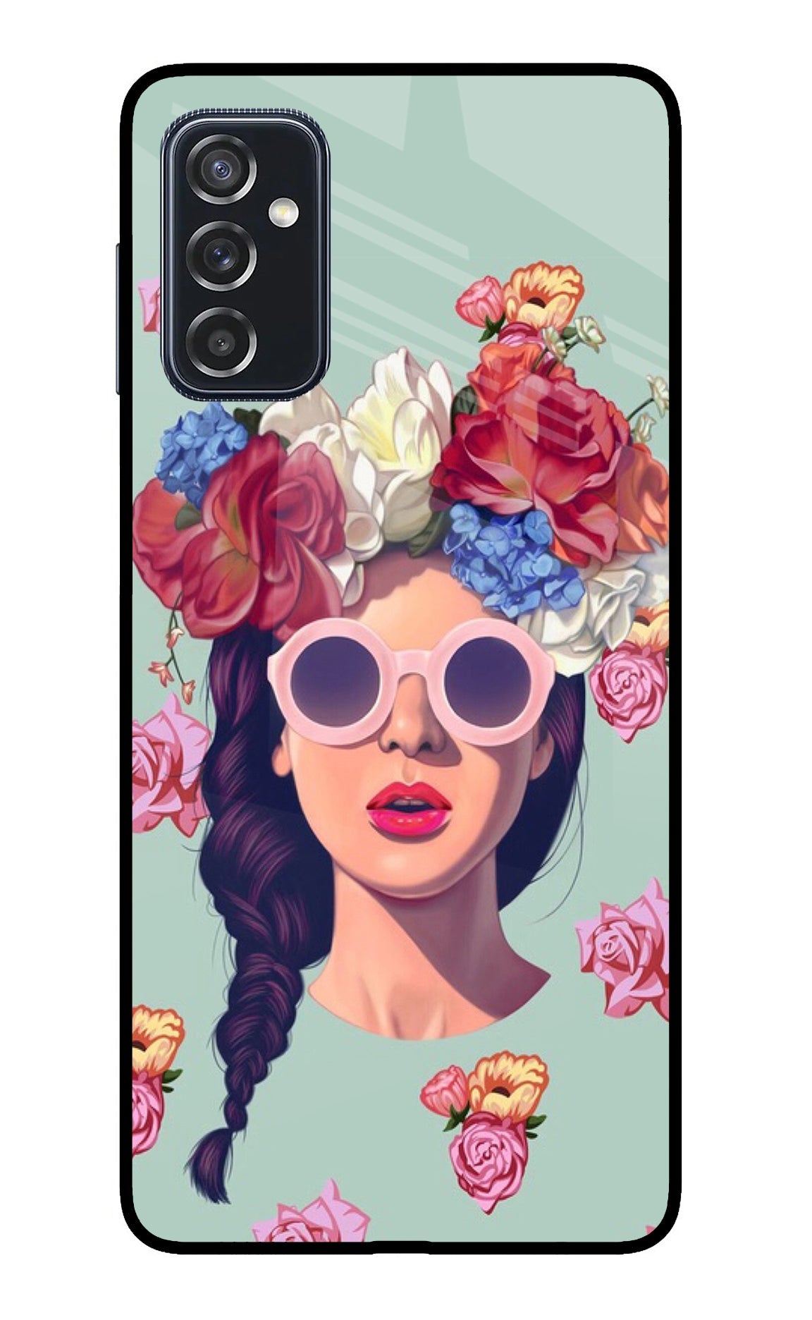 Pretty Girl Samsung M52 5G Glass Case