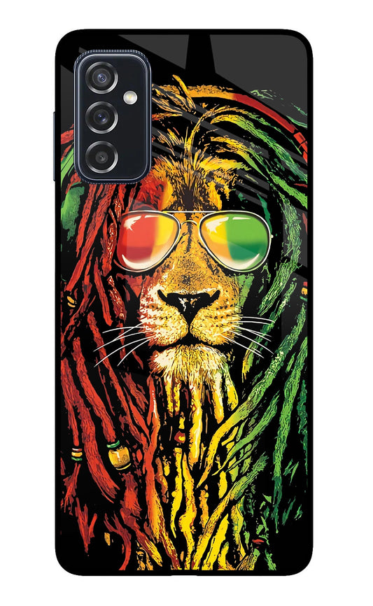 Rasta Lion Samsung M52 5G Glass Case