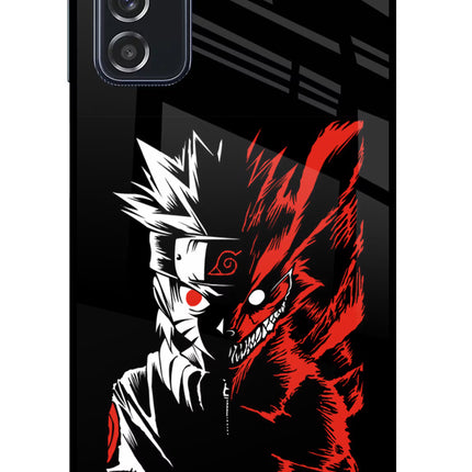 Naruto Two Face Samsung M52 5G Glass Case Back Cover by Casekaro