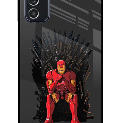 Ironman Throne Samsung M52 5G Glass Case Back Cover by Casekaro