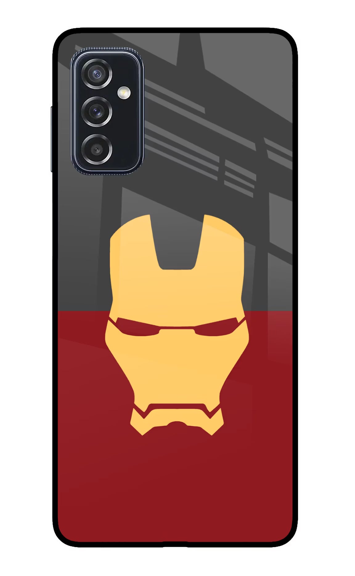 Ironman Samsung M52 5G Glass Case Back Cover by Casekaro