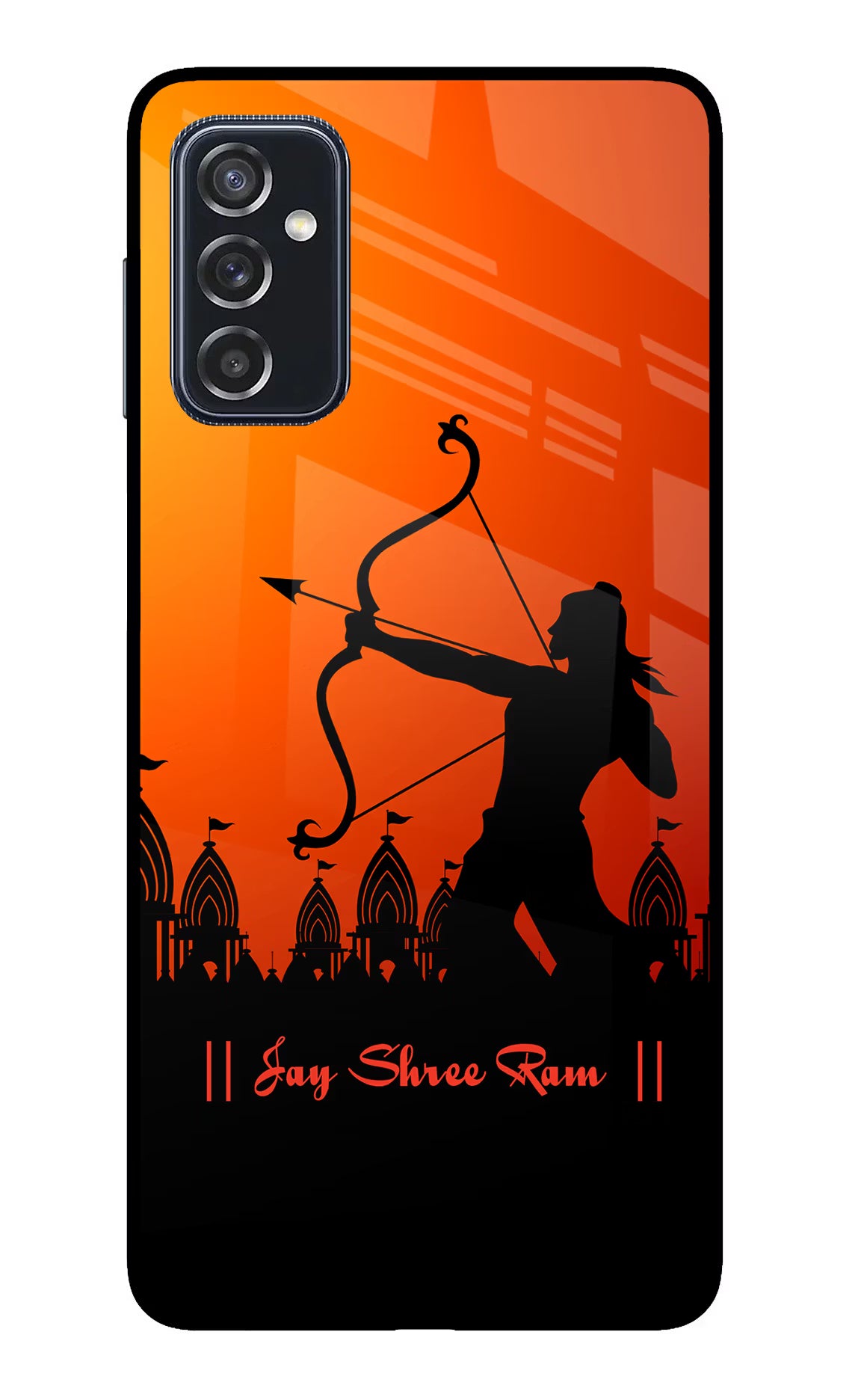 Lord Ram - 4 Samsung M52 5G Glass Case Back Cover by Casekaro