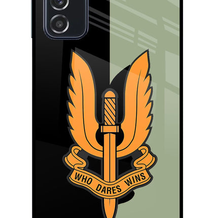 Balidan Logo Samsung M52 5G Glass Case Back Cover by Casekaro