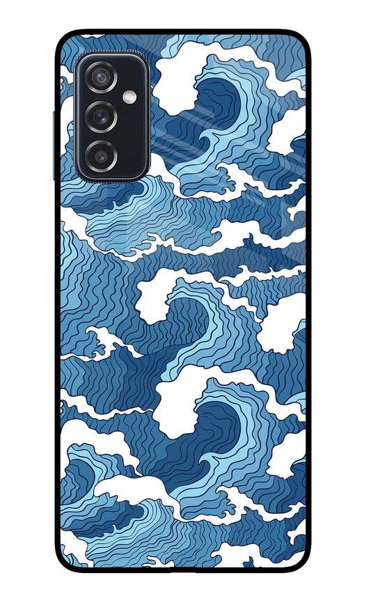 Blue Waves Samsung M52 5G Glass Case