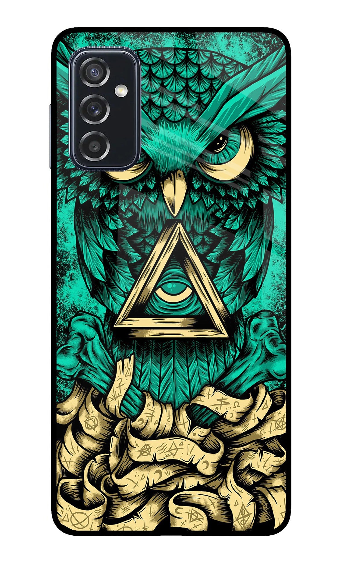 Green Owl Samsung M52 5G Back Cover