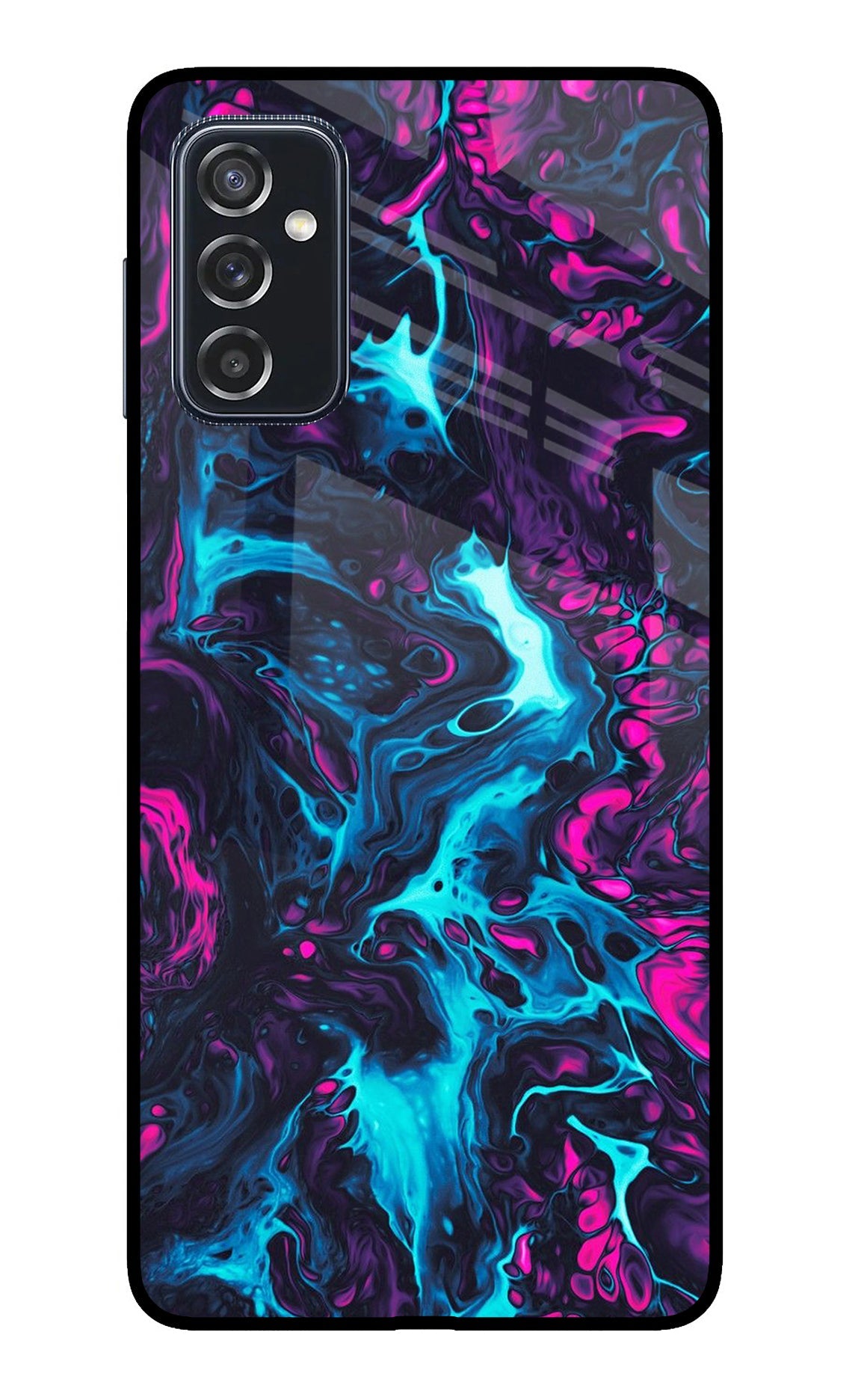 Abstract Samsung M52 5G Glass Case