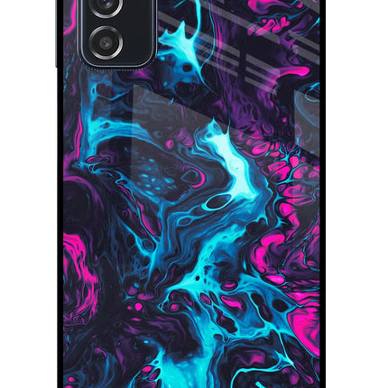Abstract Samsung M52 5G Glass Case Back Cover by Casekaro