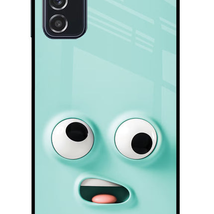 Funny Cartoon Samsung M52 5G Glass Case Back Cover by Casekaro