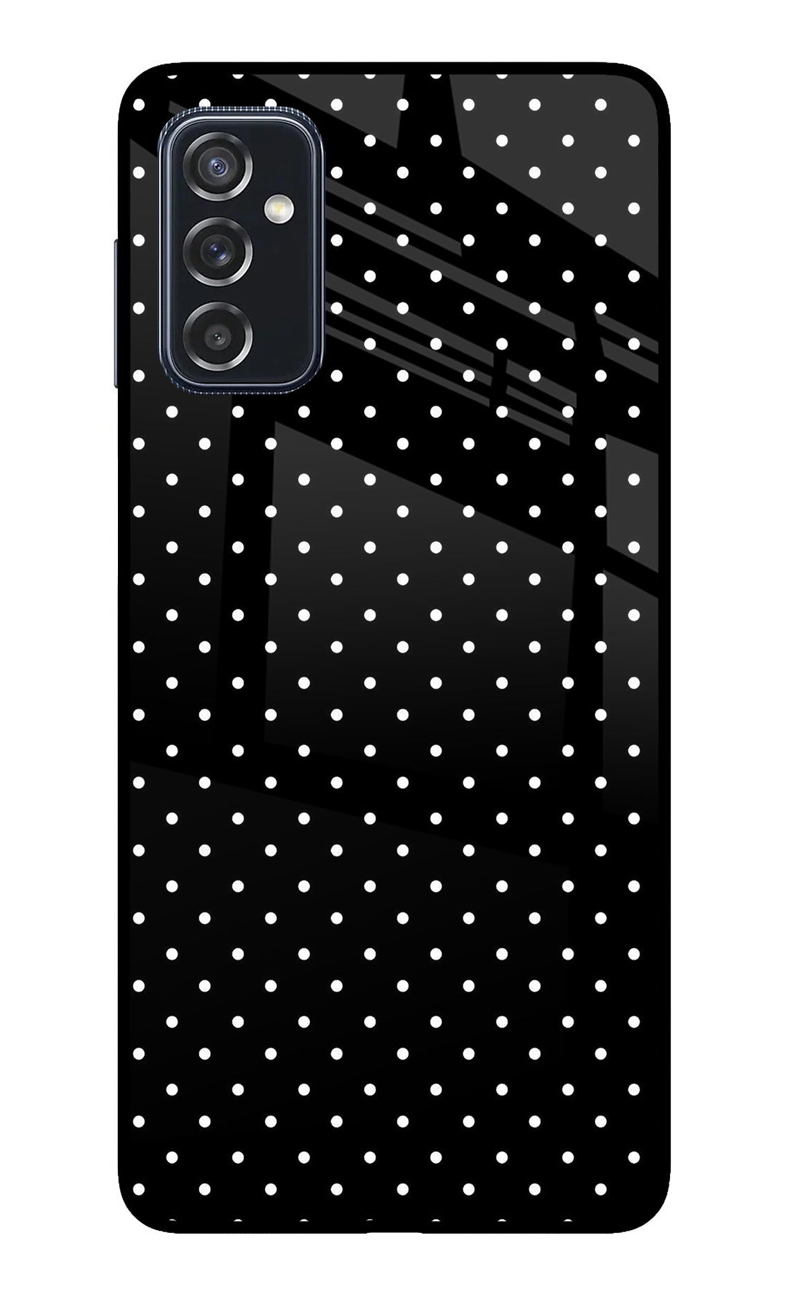 White Dots Samsung M52 5G Back Cover