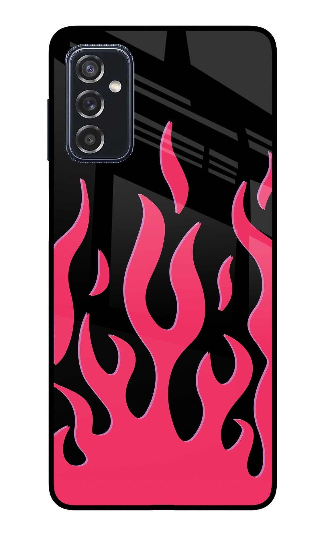 Fire Flames Samsung M52 5G Back Cover