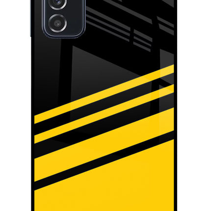 Yellow Shades Samsung M52 5G Glass Case Back Cover by Casekaro