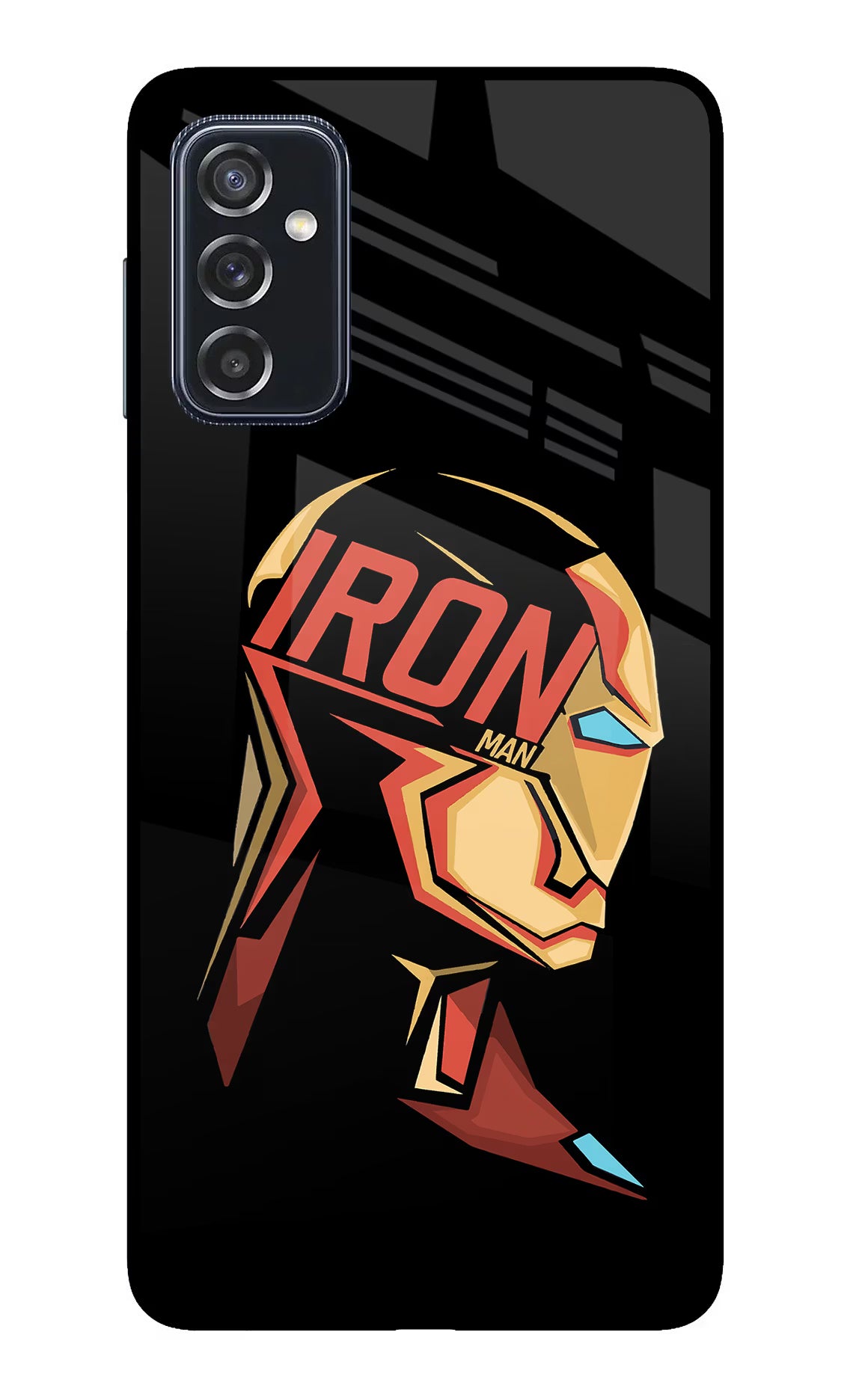 IronMan Samsung M52 5G Glass Case Back Cover by Casekaro