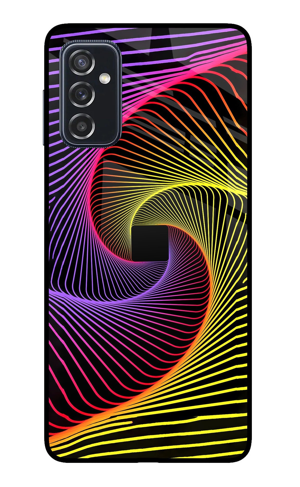 Colorful Strings Samsung M52 5G Glass Case