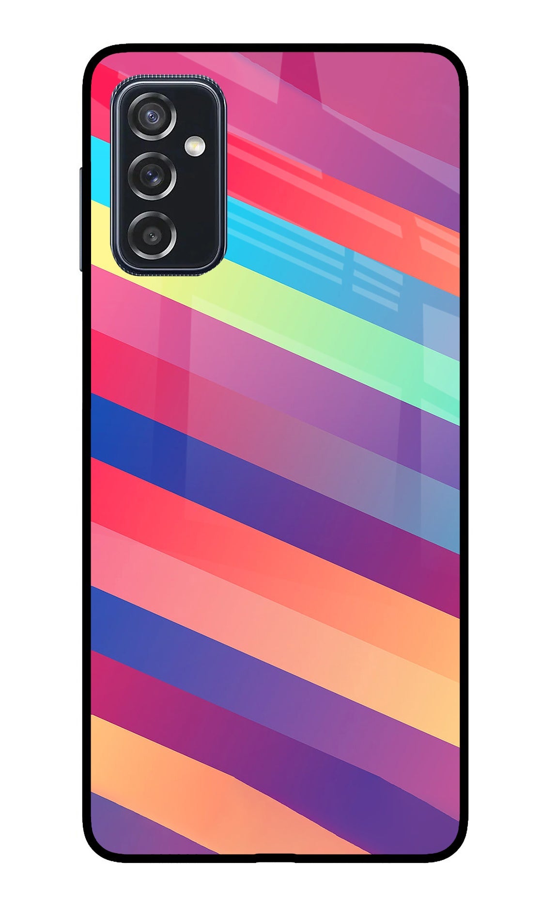 Stripes color Samsung M52 5G Back Cover