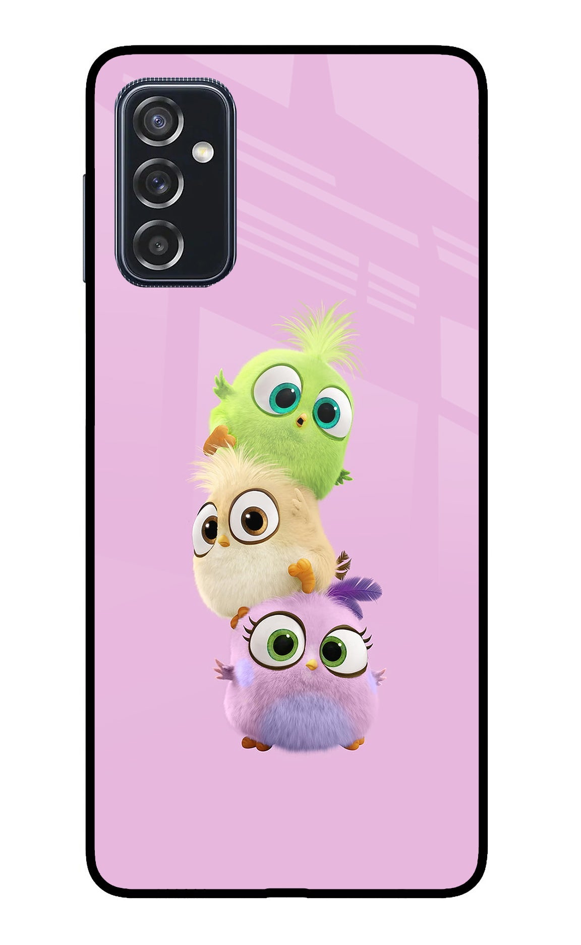 Cute Little Birds Samsung M52 5G Glass Case