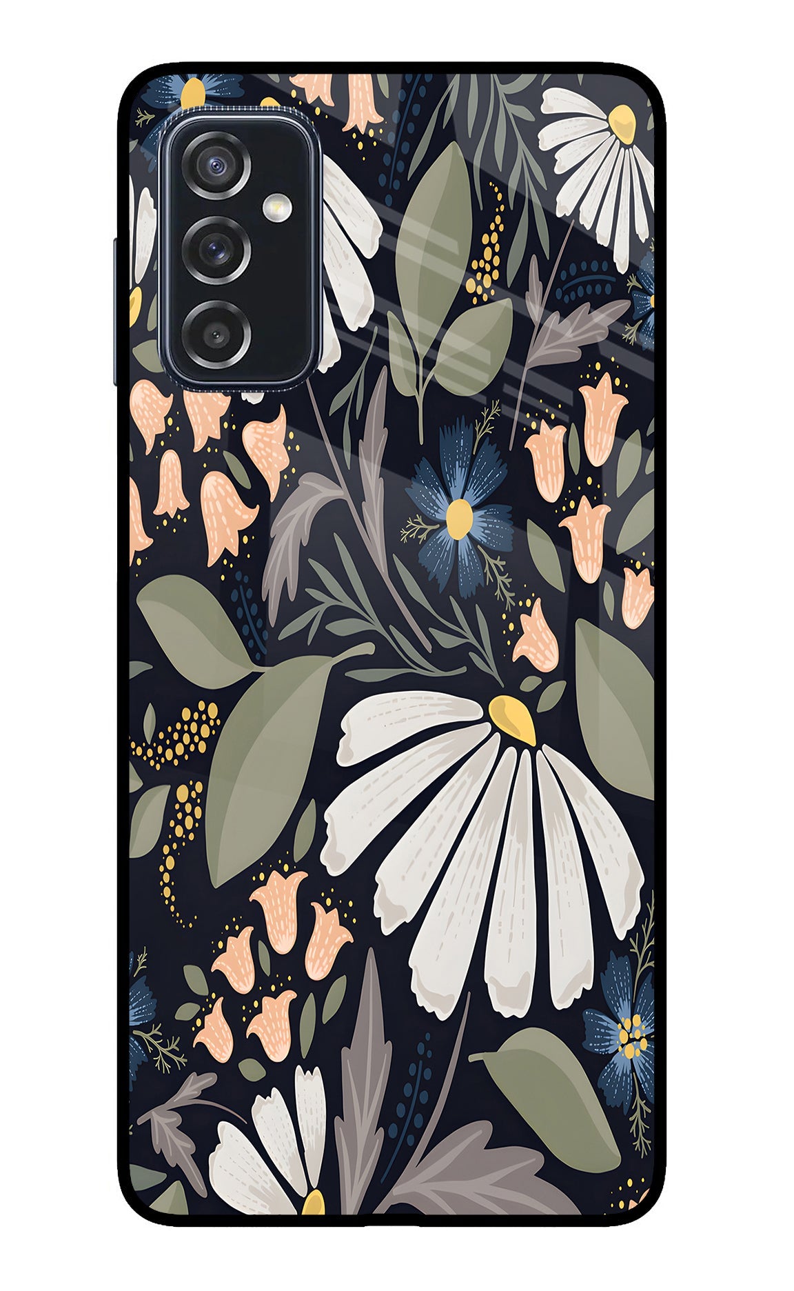 Flowers Art Samsung M52 5G Back Cover