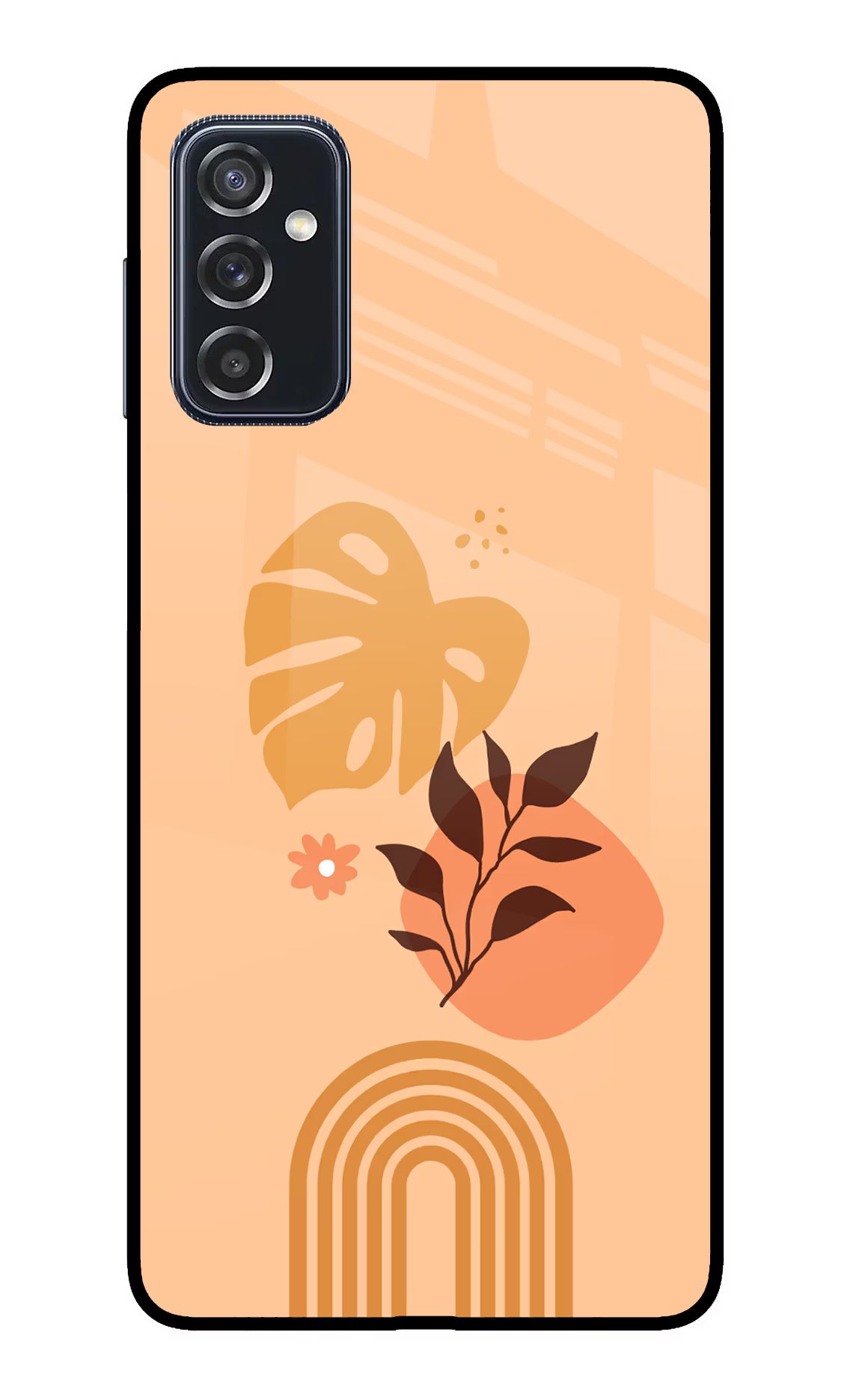 Bohemian Art Samsung M52 5G Glass Case Back Cover by Casekaro