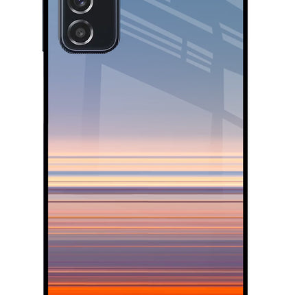 Morning Colors Samsung M52 5G Glass Case Back Cover by Casekaro