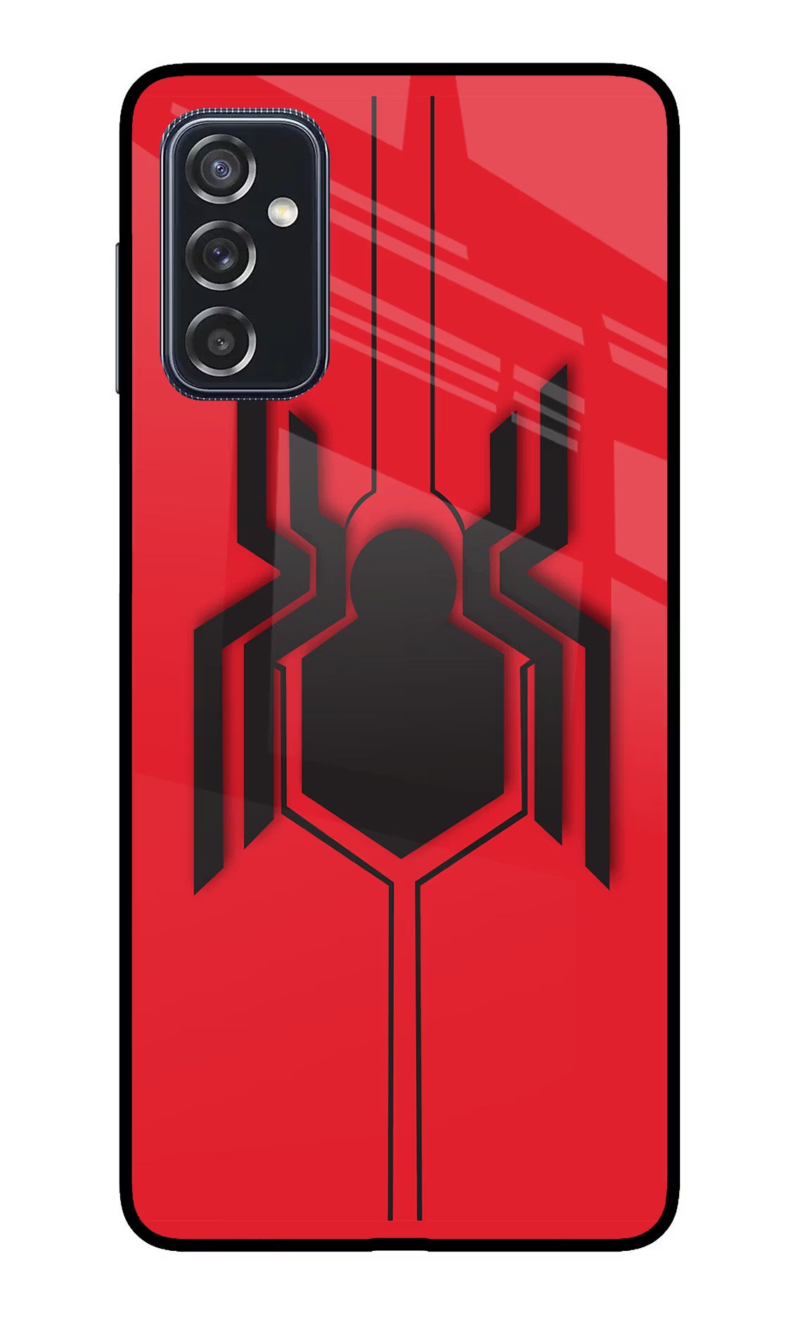 Spider Samsung M52 5G Glass Case Back Cover by Casekaro
