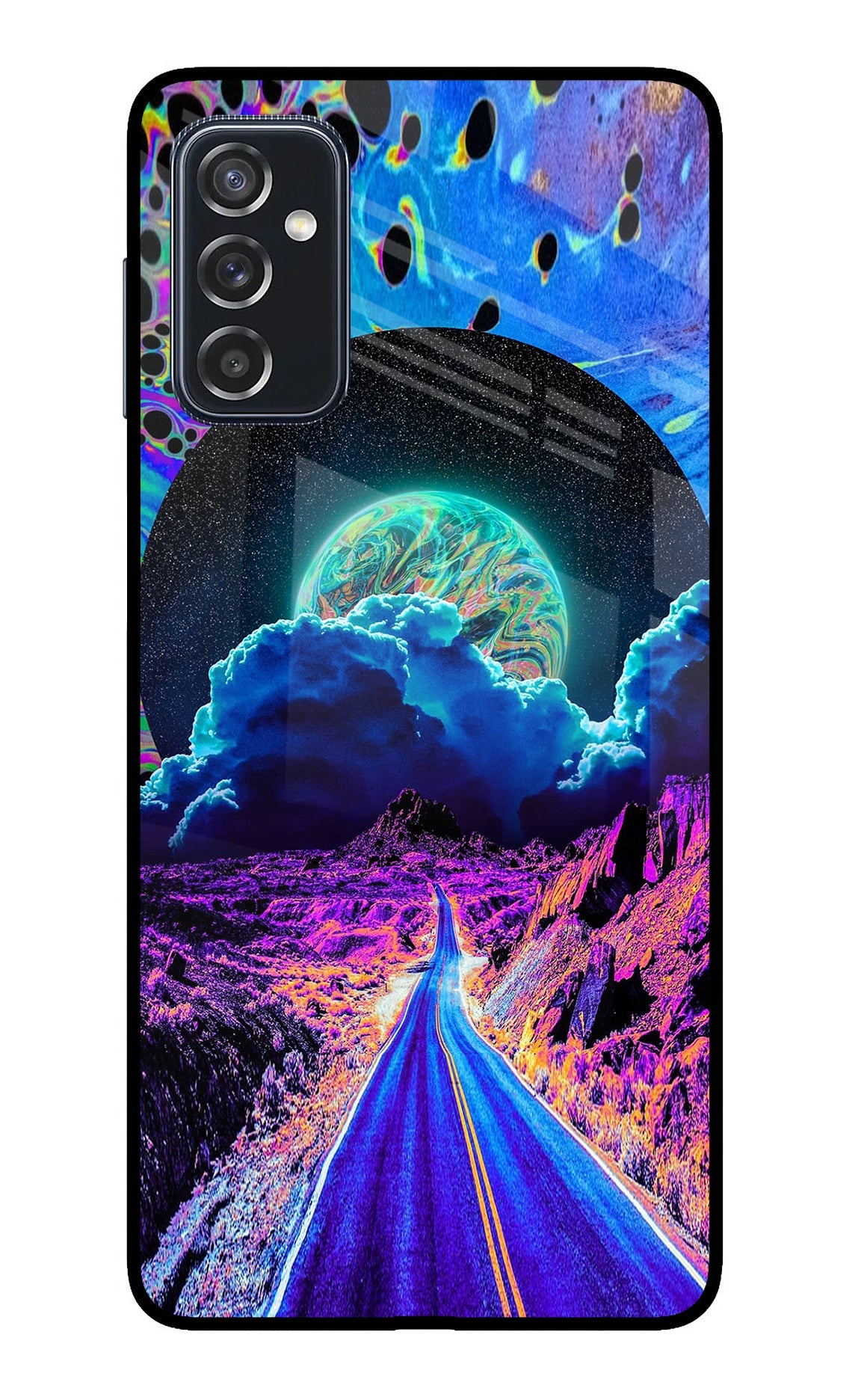 Psychedelic Painting Samsung M52 5G Back Cover