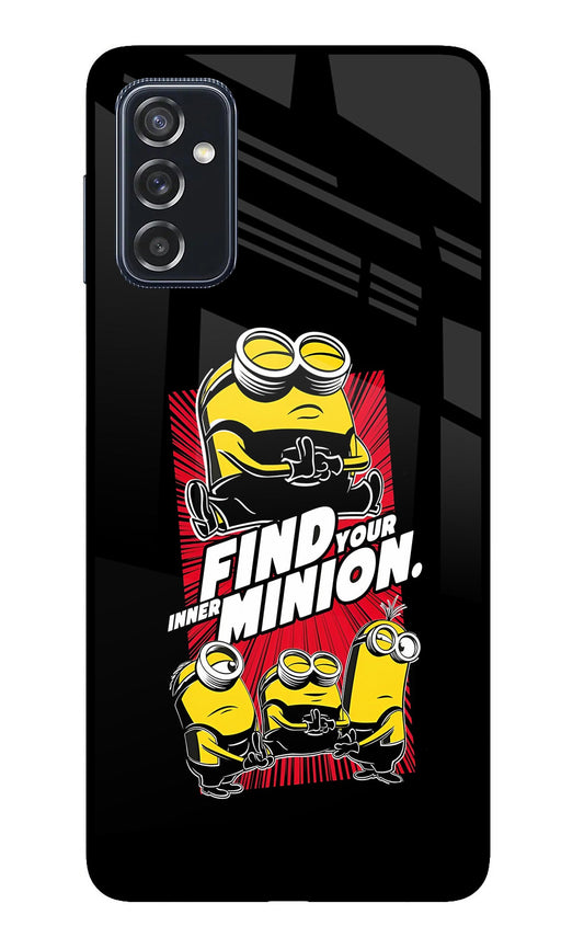 Find your inner Minion Samsung M52 5G Glass Case