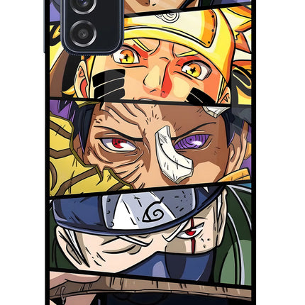 Naruto Character Samsung M52 5G Glass Case Back Cover by Casekaro