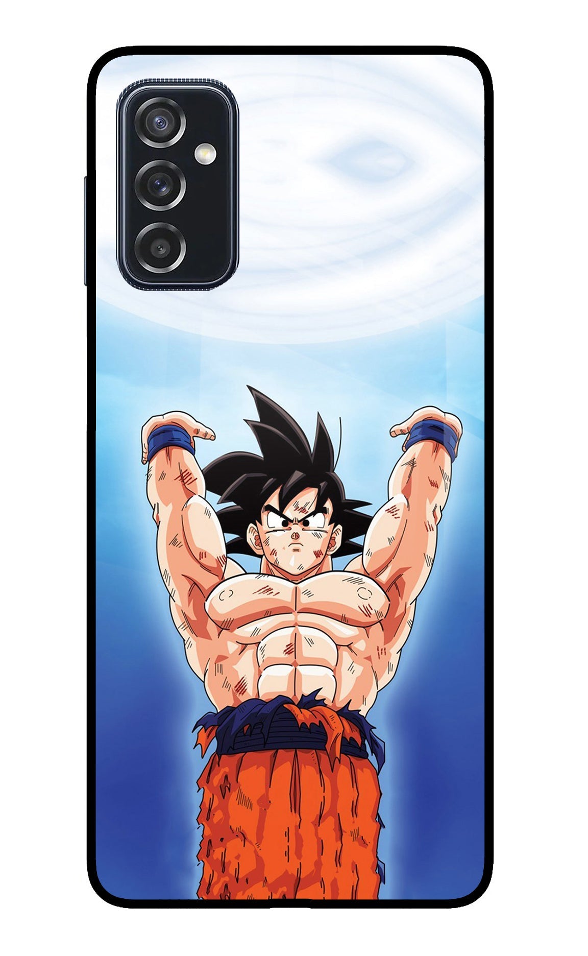 Goku Power Samsung M52 5G Glass Case