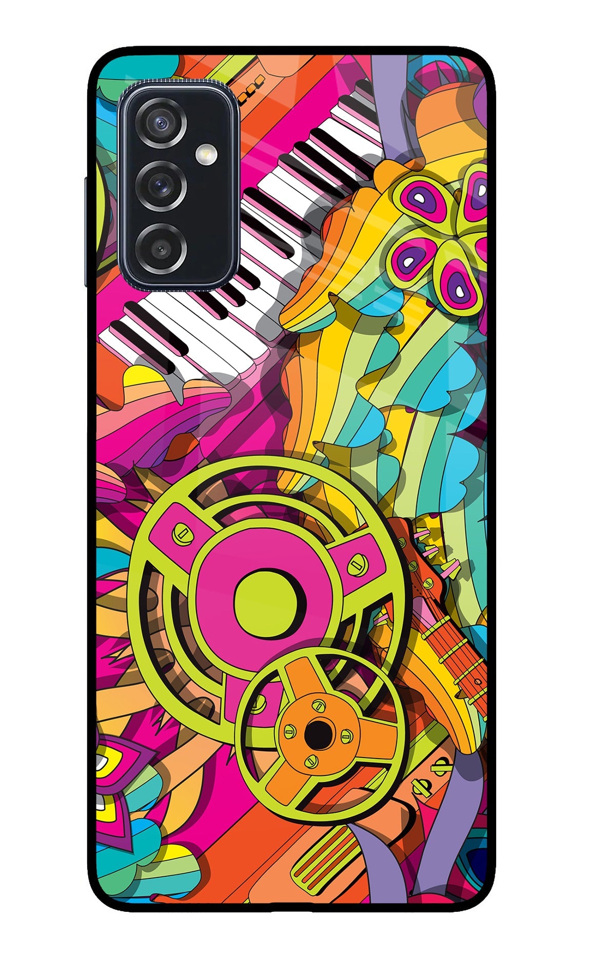 Music Doodle Samsung M52 5G Back Cover