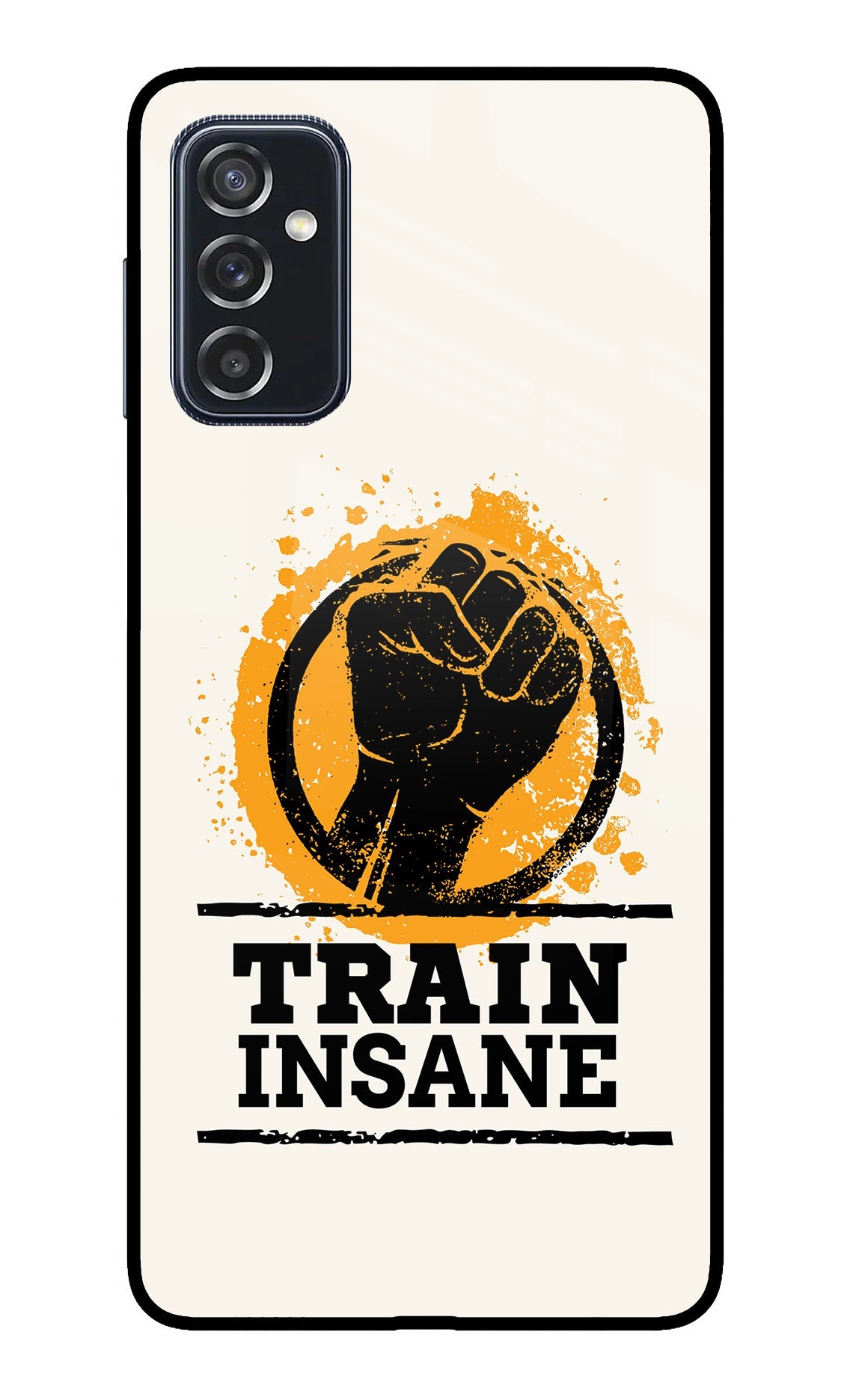 Train Insane Samsung M52 5G Glass Case