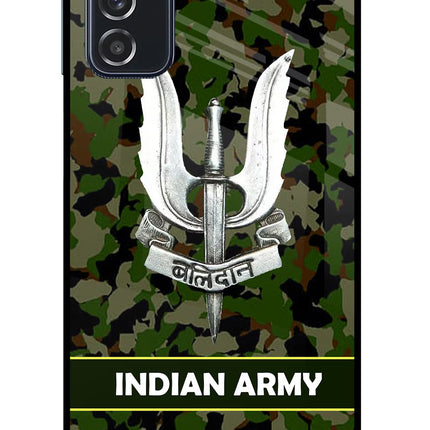 Balidan Indian Logo Samsung M52 5G Glass Case Back Cover by Casekaro